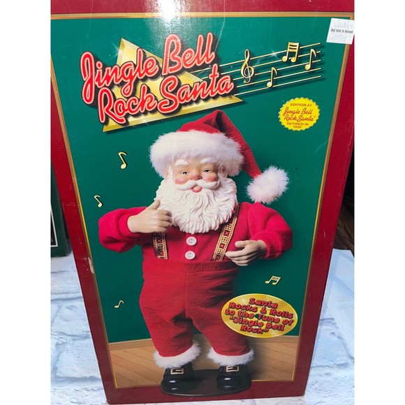 CHRISTMAS Jingle Bell Rock Santa Animated Dancing Singing Santa Claus - Picture 3 of 10